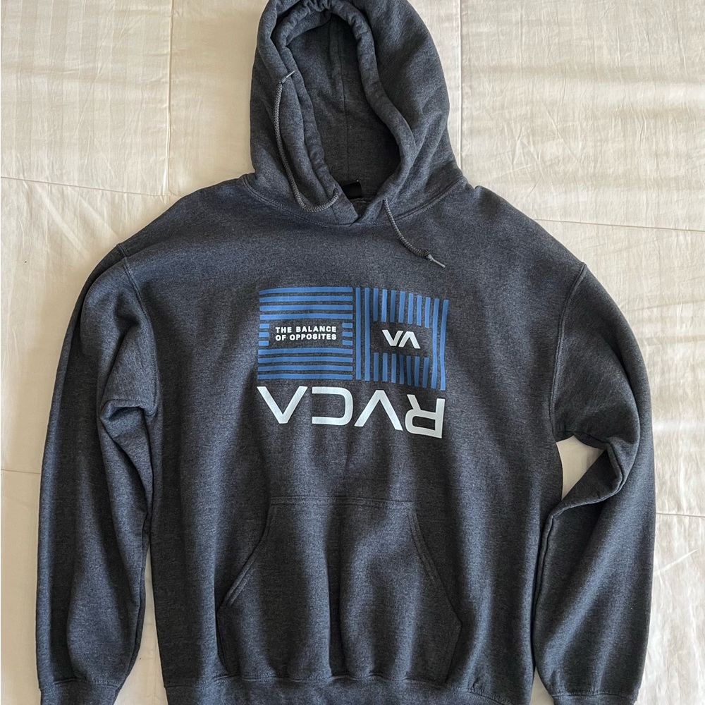 RVCA Men's Gray Hoodie